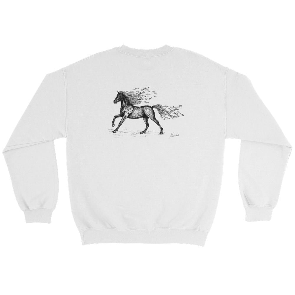 " We All Have Our Raisons " Front and back print Sweatshirt