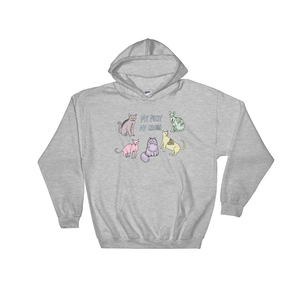 " My pussy My Choice " Hooded Sweatshirt