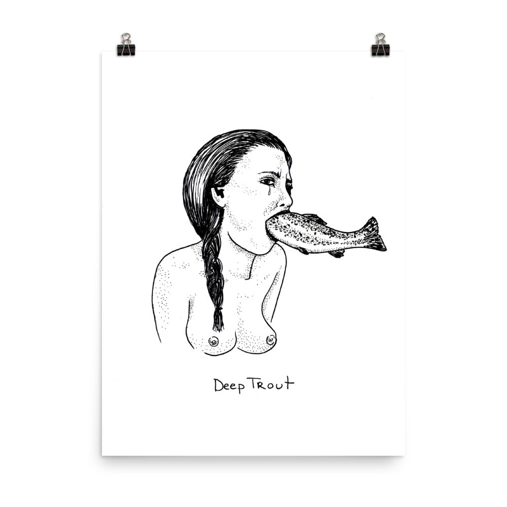 " Deep Trout " Print / Poster