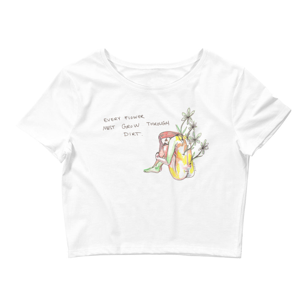 " Every Flower " Women’s Crop Tee