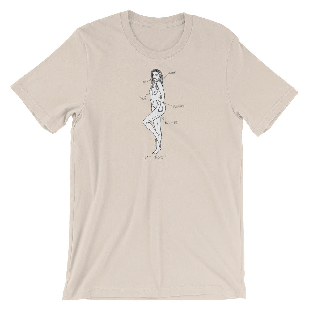 " My Body "  Short-Sleeve Unisex T-Shirt