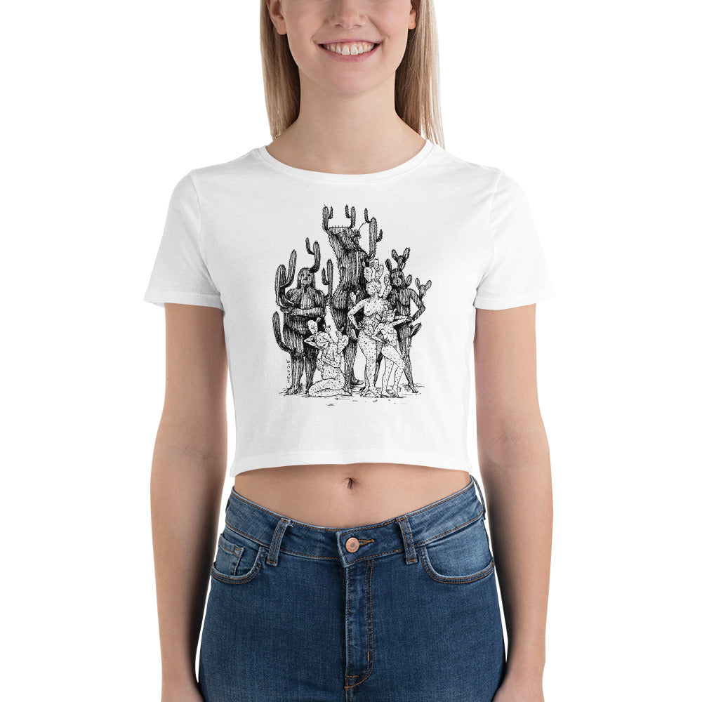 " All Shapes And Forms " Women’s Crop Tee