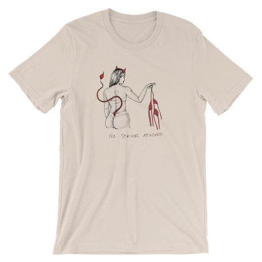 " No Strings Attached " Short-Sleeve Unisex T-Shirt