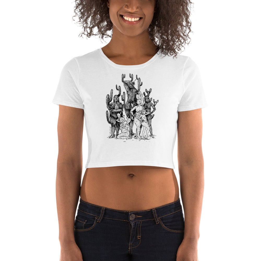" All Shapes And Forms " Women’s Crop Tee